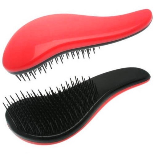 Predlžovanie vlasov, účesy - Dtangler rozčesávacia kefa na vlasy - Red
