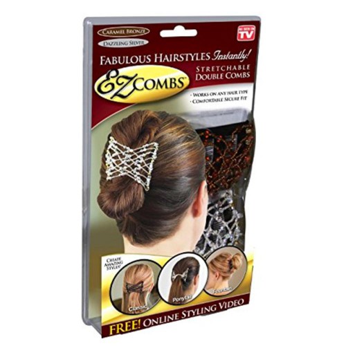 Predlžovanie vlasov, účesy - Multifunkčná spona EZ - Combs - výber farieb