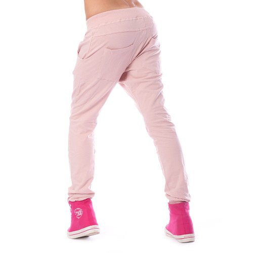 Dámska móda, doplnky - Dámske háremové nohavice - svetlo ružové