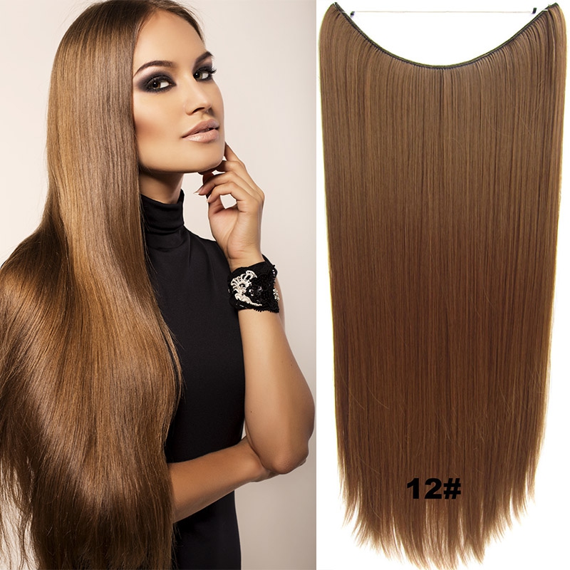 Flip in vlasy - 60 cm dlhý pás vlasov - odtieň 12