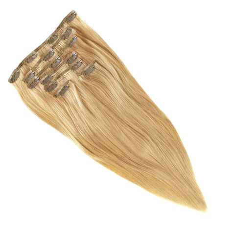 Clip In vlasy Premium 60 cm / 100 g - svetlo medová
