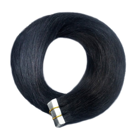Vlasy na predĺženie TAPE IN - dĺžka 50 cm, odtieň 1#