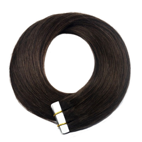 TAPE IN vlasy Premium 50 cm - hnedá