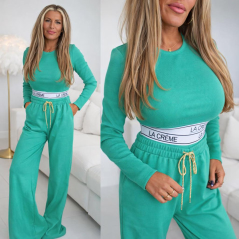 Dámsky komplet LA CRÉMA zelená