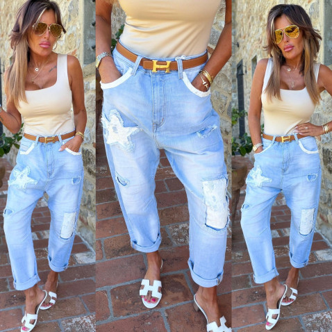Dámske baggy jeans Hviezda