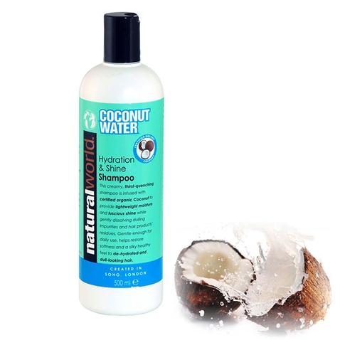 Natural World Coconut Water šampon na vlasy, 500 ml